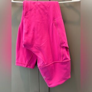 ‼️**SOLD**‼️Lululemon hot pink leggings size 8 like new condition